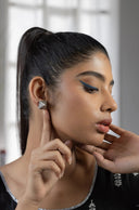 Reva Warrior Silver Earrings Parman