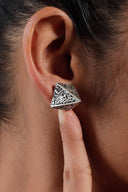 Reva Warrior Silver Earrings Parman