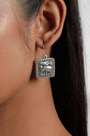 Urvi Ethnic Silver Earrings Parman