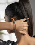 Naagin Snake Silver Bracelet (Sleek)