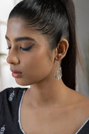 Exotic Dreamcatcher Silver Earrings