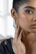 Exotic Dreamcatcher Silver Earrings