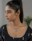 Sacred Om Ethnic Silver Pendant