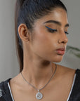Sacred Om Ethnic Silver Pendant