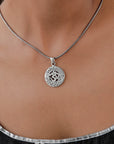 Sacred Om Ethnic Silver Pendant