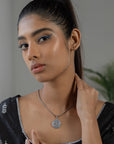 Sacred Om Ethnic Silver Pendant