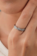 Nakshat Studded Silver Ring