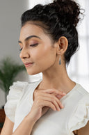 Zara Leaf Silver Earrings