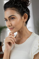 Zara Leaf Silver Earrings