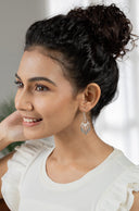 Ethnic Dreamcatcher Silver Earrings