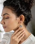 Urumi Floral Silver Earrings