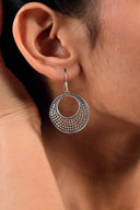 Nysa Lunar Silver Earrings