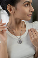 Mukti Shield Silver Pendant