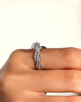 Anika Gemstone Silver Ring
