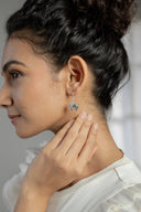 Shining Elephant Silver Earrings Parman