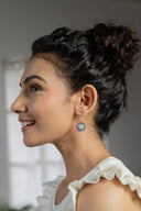 Moksha Stone Silver Earrings