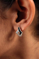 Raya Studded Silver Earrings Parman