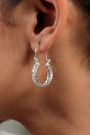 Urmi Ethnic Silver Earrings