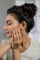 Urmi Ethnic Silver Earrings