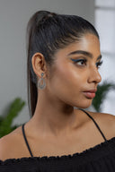 Zukti Floral Silver Earrings