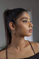 Amura Jhumka Silver Earrings