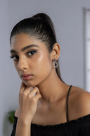 Yantra Sunburst Silver Earrings Parman