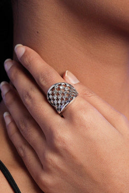 Dimitra Warrior Silver Ring Parman