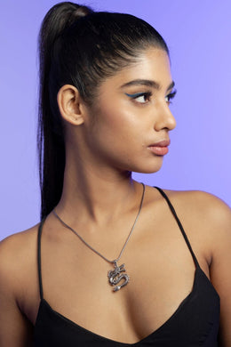 Azazel Dragon Silver Pendant Parman