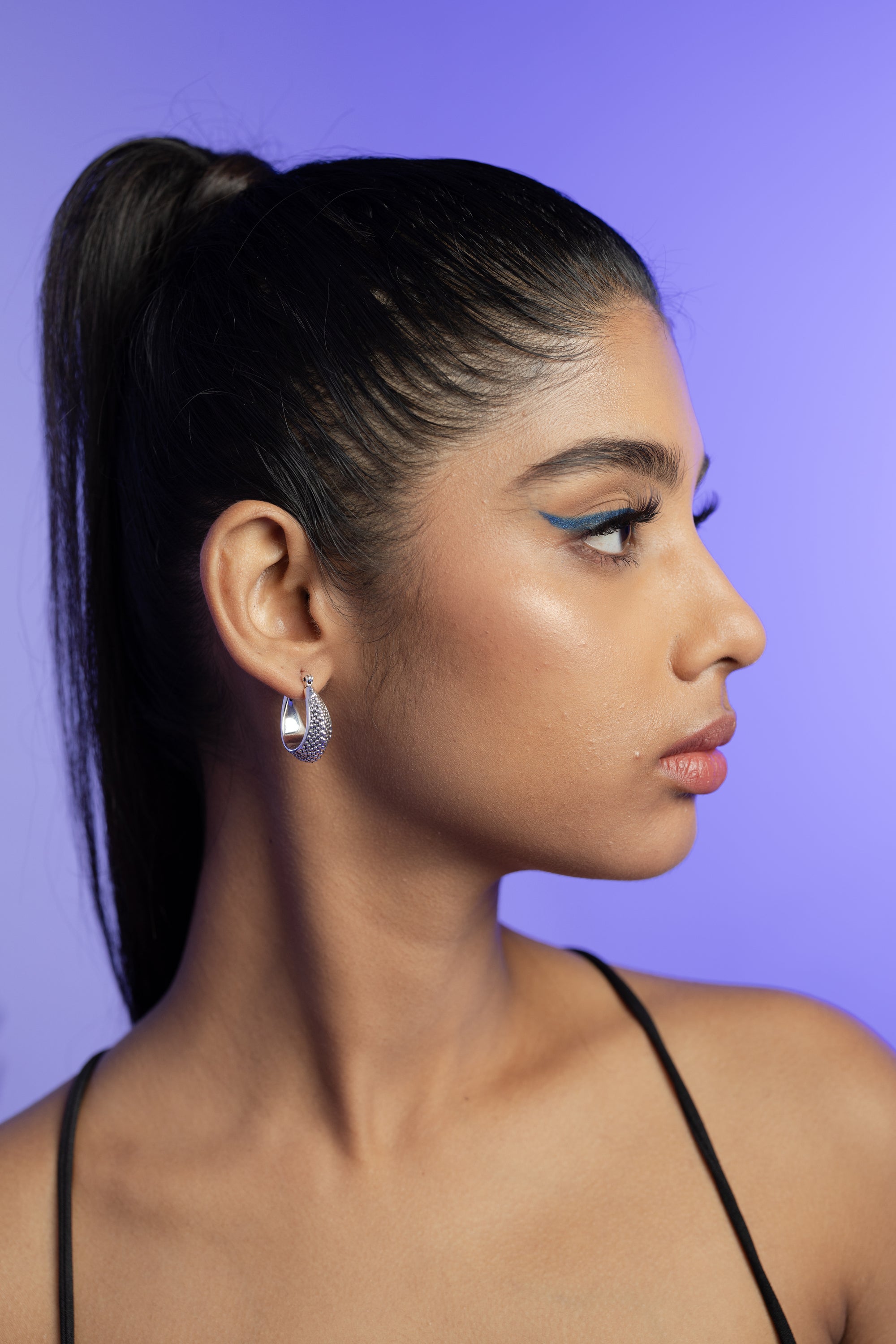 Elena Charm Sterling Silver Earring
