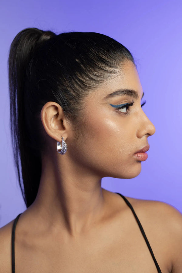 Elena Charm Sterling Silver Earring Parman