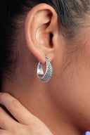 Elena Charm Sterling Silver Earring Parman