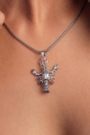 Oceanic Lobster Silver Pendant
