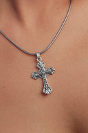 Gothic Cross Silver Pendant Parman