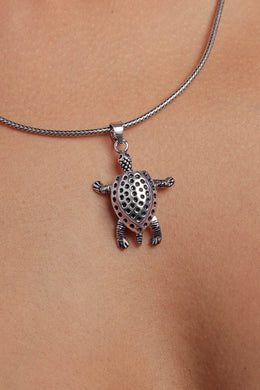Turtle Harmony Sterling Silver Pendant Parman