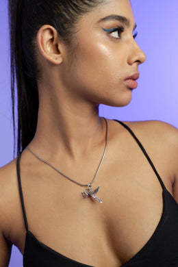 Diana Cupid's Arrow Silver Pendant Parman