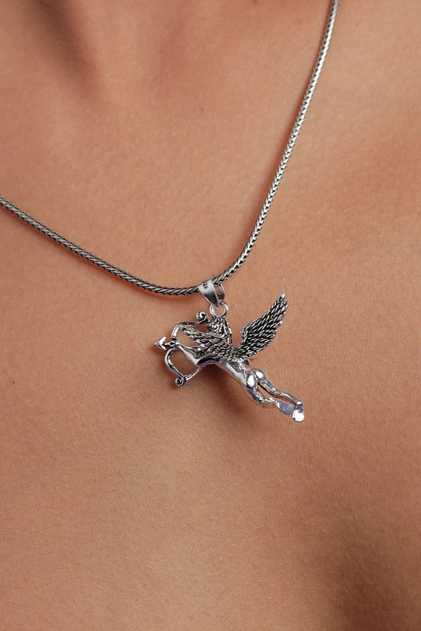 Diana Cupid's Arrow Silver Pendant Parman