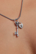Cleo ‘Lock & Key’ Silver Pendant
