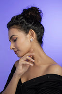 Floral Essence Silver Earrings Parman