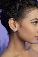 Floral Essence Silver Earrings