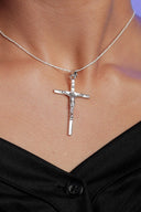 Olivia Crucifix Silver Pendant
