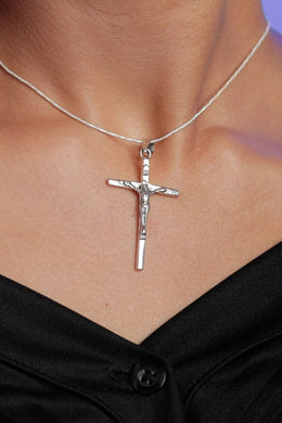 Olivia Crucifix Silver Pendant Parman