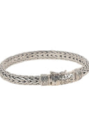 Regal Weave Men’s Silver Bracelet Parman