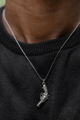 Revolver Men’s Silver Pendant Parman