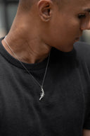 Revolver Men’s Silver Pendant Parman