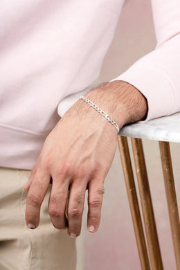 Riad Men’s Silver Bracelet Parman