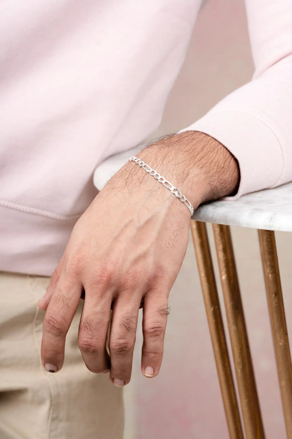 Riad Men’s Silver Bracelet Parman