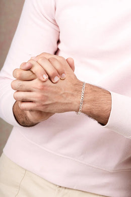 Riad Men’s Silver Bracelet Parman