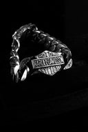 ‘Ride to Live’ Men’s Silver Bracelet Parman