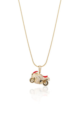 Ride or Die Silver Pendant