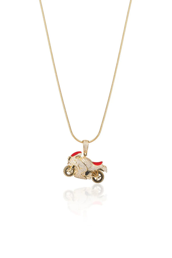 Ride or Die Silver Pendant